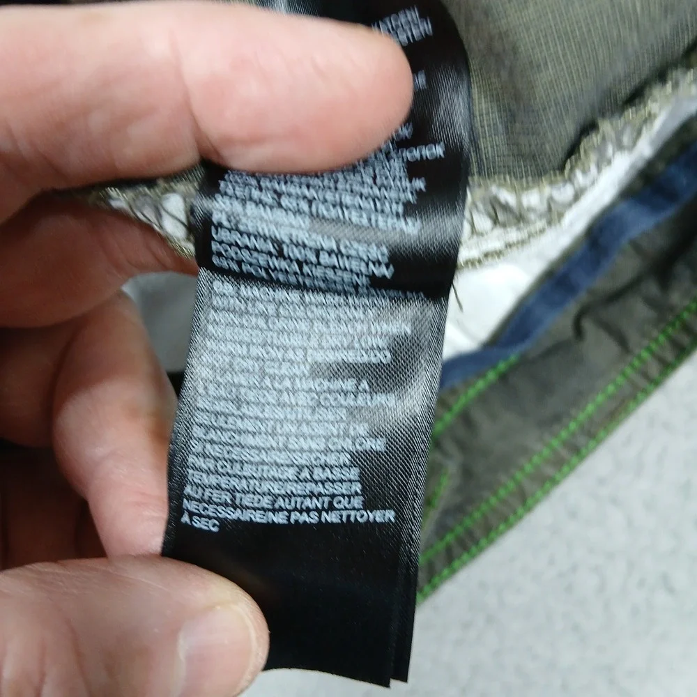 The‎ North Face Men's Shorts 36 Green Plaid Casual Outdoor Hiking Regular Fit
